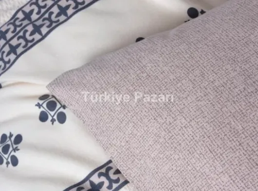 Flanel Nevresim Takımı Çift Kişilik Anita Karamel
