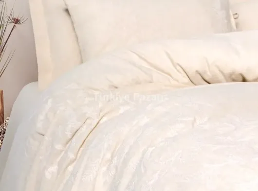 Cotton Keten Çift Kişilik Nevresim Takımı Kivora