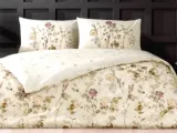 Çift Kişilik Ranforce Nevresim Takımı Lily Gri
