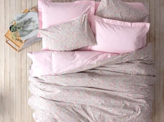 Petite Çift Kişilik Nevresim Takımı Sihu Pembe