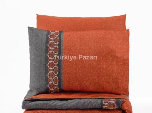 Çift Kişilik Nevresim Takımı Tamaya Kiremit