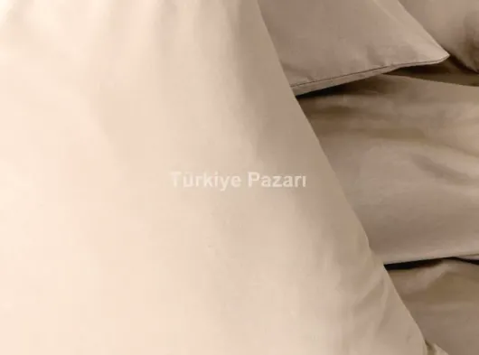 Bej Çift Kişilik Nevresim Takımı