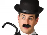 Charlie Chaplin Stil Yetişkin Şapkası – Siyaelon Parti Şapkası