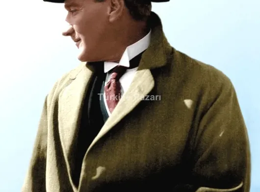 Siyah Renk Atatürk Şapkası