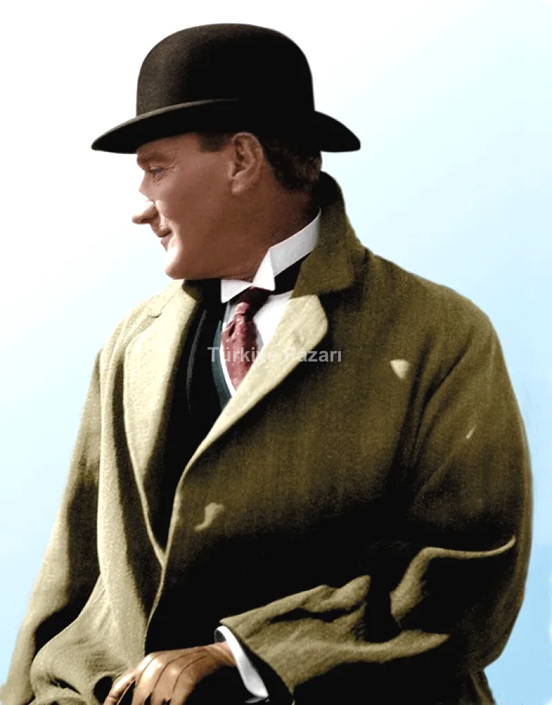 Siyah Renk Atatürk Şapkası