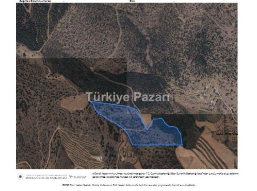 İZMİR 86455 M2 TARLA SATILIKTIR, Tek Tapu , Kadastro Yolu Var, Tarıma Uygun, GES AMAÇLI ARAZİ SINIF TESPİTİNE İLİŞKİN YANİ MARJİNAL TARIM YAZISI VAR